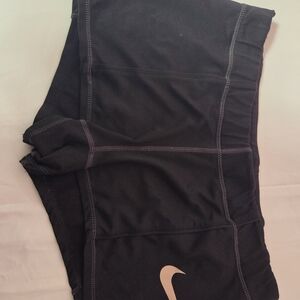 Nike Black Shorts with Pink Accents
